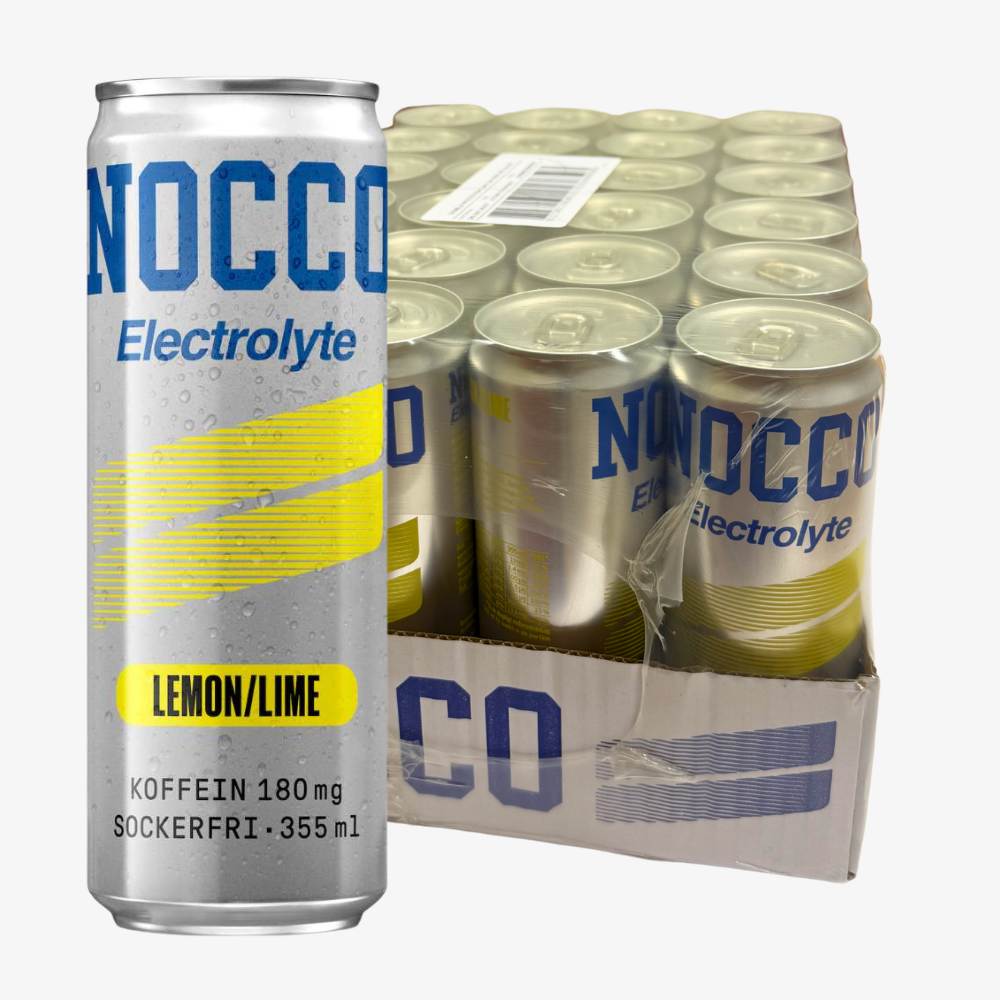 Nocco Electrolyte Lemon Lime 335ml 24-Pack